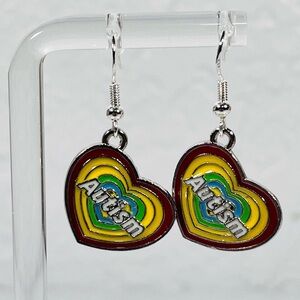 Autism Heart Earrings